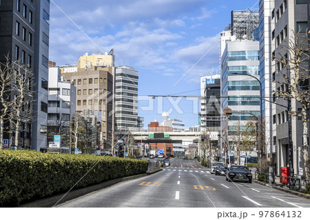 東京都中央区の都市風景　茅場町 97864132