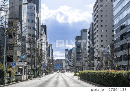 東京都中央区の都市風景 茅場町駅 東京都中央区の都市風景 茅場町駅 97864133