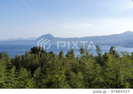 温泉町 別府の景色 温泉町 別府の景色 97864437