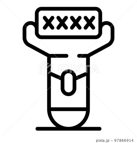Self care razor icon. Outline self care razor vector icon for web design isolated on white background Self care razor icon. Outline self care razor vector icon for web design isolated on white background 97866914