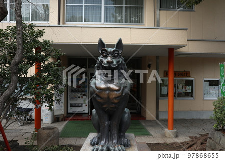 川崎　稲毛神社の狛犬 97868655