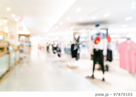 abstract blur shop and retail store in shopping mall 97870103