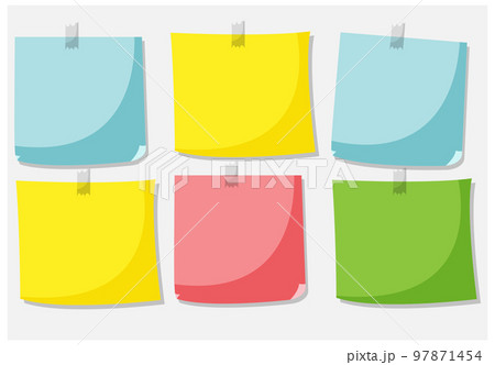 Set of differnt colour notepad Set of differnt colour notepad 97871454