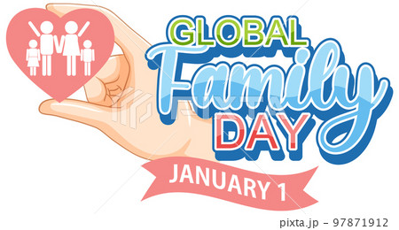 Global Family Day banner design 97871912