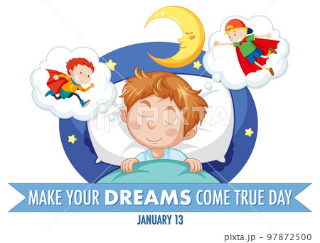 Make Your Dream Come True Day Banner Design Make Your Dream Come True Day Banner Design 97872500
