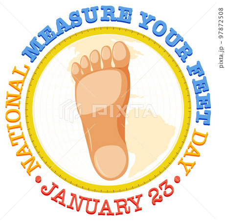 National Measure Your Feet Day Banner Design National Measure Your Feet Day Banner Design 97872508
