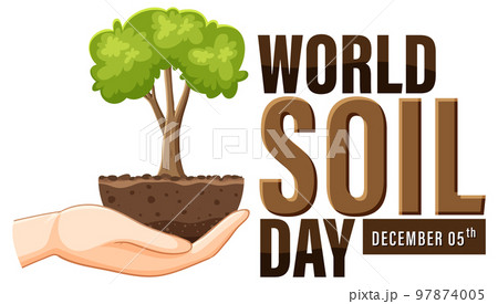 World soil day text for banner or poster design World soil day text for banner or poster design 97874005