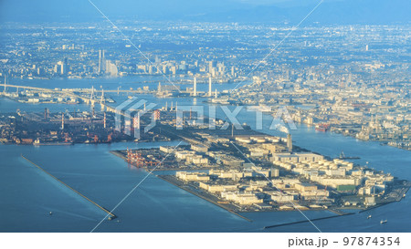 川崎臨港部・横浜空撮 ～ 東扇島・扇島・京浜運河・横浜 97874354