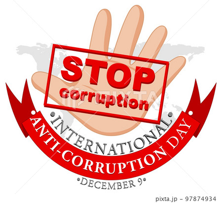 International Anti corruption day poster design 97874934