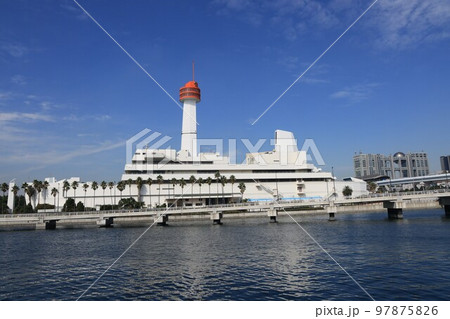 船の科学館の見える東京都品川区東八潮の風景 97875826