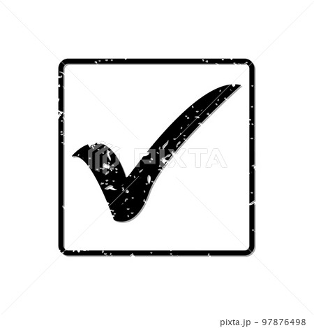 Check list button icon. Check mark in box sign. Check list button icon. Check mark in box sign. 97876498