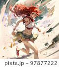 走る女の子 97877222