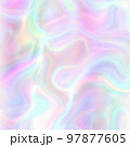 Iridescent holographic texture background. Excellent for web design, posters, covers, social media, packaging, fashion, or any other creative projects 97877605