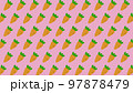 にんじんがいっぱいの背景イラスト（ピンク 97878479