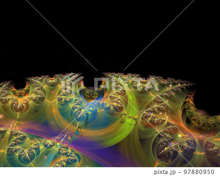 Imaginatory fractal abstract background Image 97880950