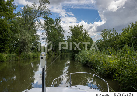 Bata Canal from a boat, Czechia / Slovakia Bata Canal from a boat, Czechia / Slovakia 97881808