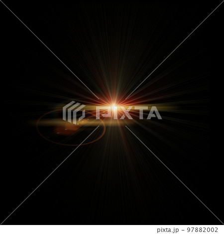 Optical lens flare texture on black background. Optical lens flare texture on black background. 97882002