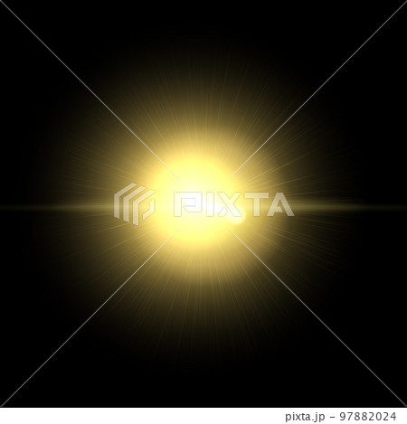 Optical lens flare texture on black background. Optical lens flare texture on black background. 97882024