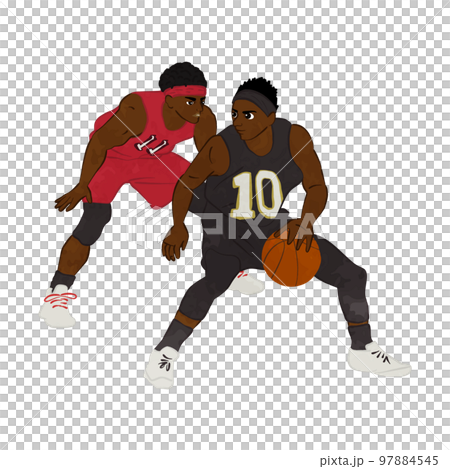 Offense and defense basketball play 01 97884545