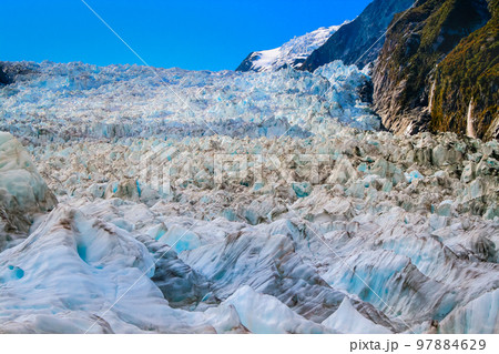 Franz Josef Glacier in Southern Alps, New Zealand South Island Franz Josef Glacier in Southern Alps, New Zealand South Island 97884629