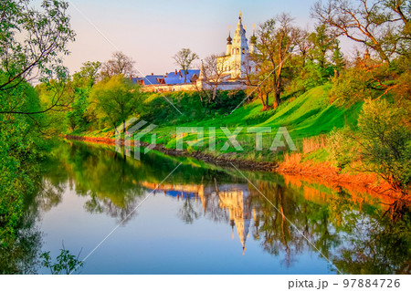 Suzdal village in Golden Ring of Russia, idyllic landscape Suzdal village in Golden Ring of Russia, idyllic landscape 97884726