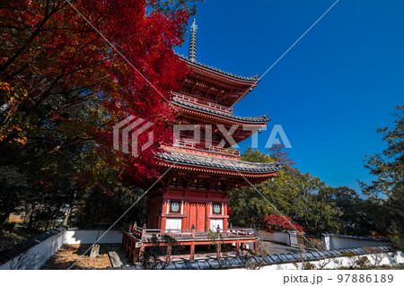 画聖雪舟ゆかりの禅寺　＃宝福寺　＃井山宝福寺　＃三重塔 97886189