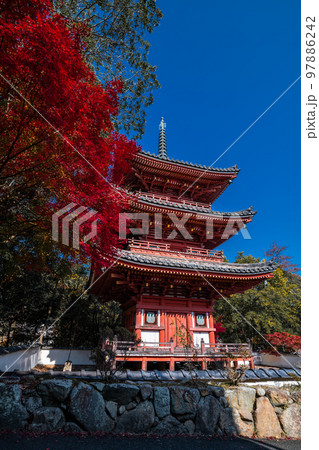 画聖雪舟ゆかりの禅寺　＃宝福寺　＃井山宝福寺　＃三重塔　 97886242