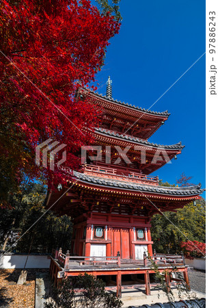 画聖雪舟ゆかりの禅寺　＃宝福寺　＃井山宝福寺　＃三重塔　 97886243