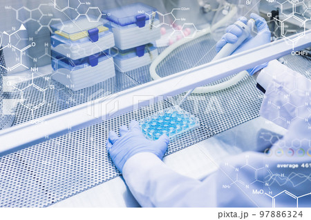 究室　開発　実験室　臨床検査　バイオテクノロジー　新薬 97886324