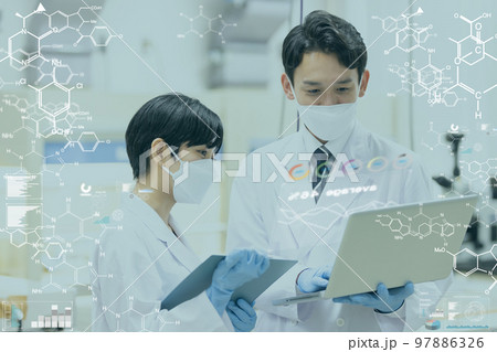 究室　開発　実験室　臨床検査　バイオテクノロジー　新薬 97886326