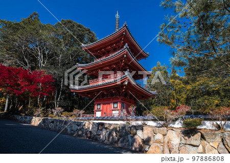 画聖雪舟ゆかりの禅寺 #宝福寺 #井山宝福寺 #三重塔 画聖雪舟ゆかりの禅寺 #宝福寺 #井山宝福寺 #三重塔 97886808