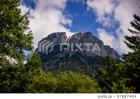 Mount Loser at Altaussee in the Austrian Alps Mount Loser at Altaussee in the Austrian Alps 97887404
