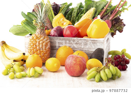 野菜とフルーツの集合 野菜とフルーツの集合 97887732