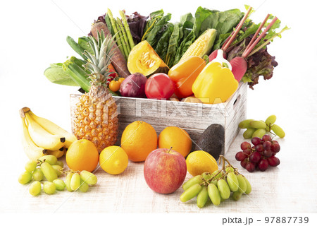野菜とフルーツの集合 97887739
