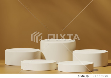 Scene with a podium for product presentation, 3d rendering 97888050