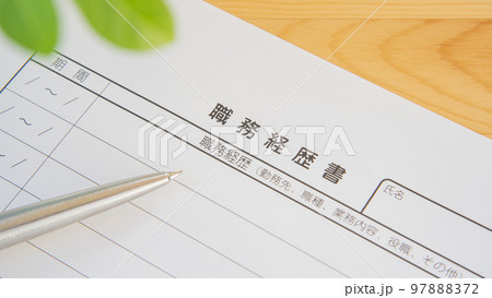 職務経歴書 イメージ 職務経歴書 イメージ 97888372