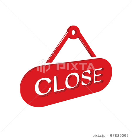 Illustration Vector graphic of Close Sign icon Illustration Vector graphic of Close Sign icon 97889095
