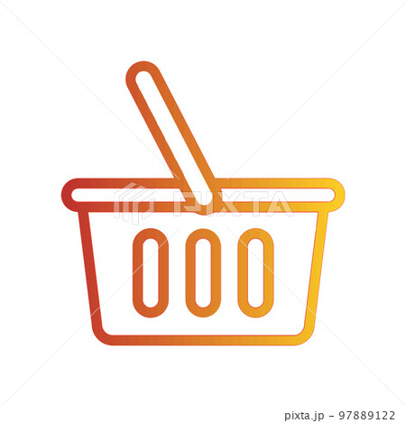 Illustration Vector graphic of Shopping Basket icon 97889122