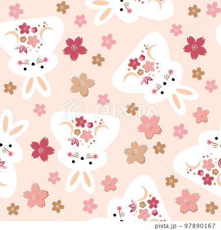 2023 Japanese new year rabbit pattern 9 2023 Japanese new year rabbit pattern 9 97890167