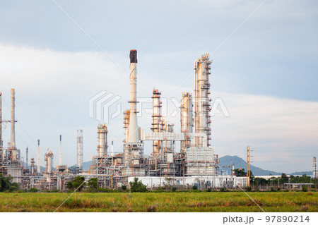 Oil gas refinery plant. Oil gas refinery plant. 97890214