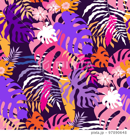 Tropical leaves pattern 11 Tropical leaves pattern 11 97890648