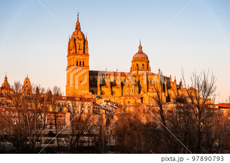 Cityscape of the old town of Salamanca in Spain Cityscape of the old town of Salamanca in Spain 97890793
