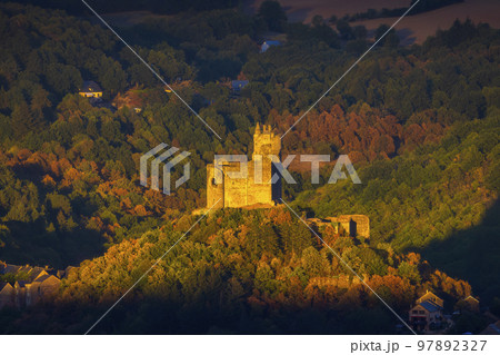 Chateau de Najac, Aveyron, Southern France Chateau de Najac, Aveyron, Southern France 97892327
