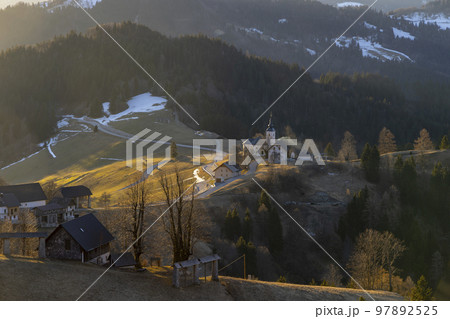 Church of St. Nikolaja in Sorica, Slovenia 97892525