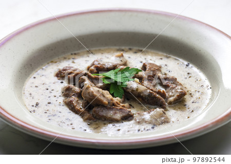 pork meat with cumin sauce 97892544