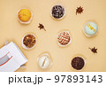 set of chocolate balls bombs for making cocoa 97893143