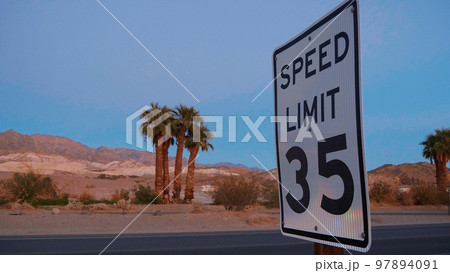 Beautiful scenery at Death Valley National Park California 97894091