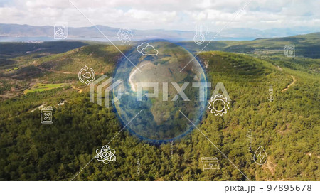 Environmental technology concept. Sustainable development goals. SDGs. High quality photo Environmental technology concept. Sustainable development goals. SDGs. High quality photo 97895678