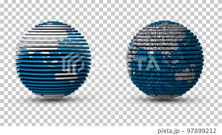 代表被污染的未來地球的抽象概念。毀滅地球。環境破壞和崩潰。 97899212