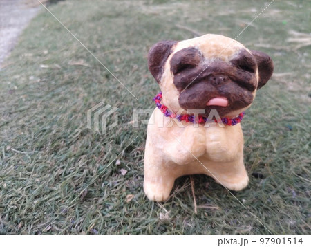 パグ 地蔵 犬笑顔 パグ 地蔵 犬笑顔 97901514